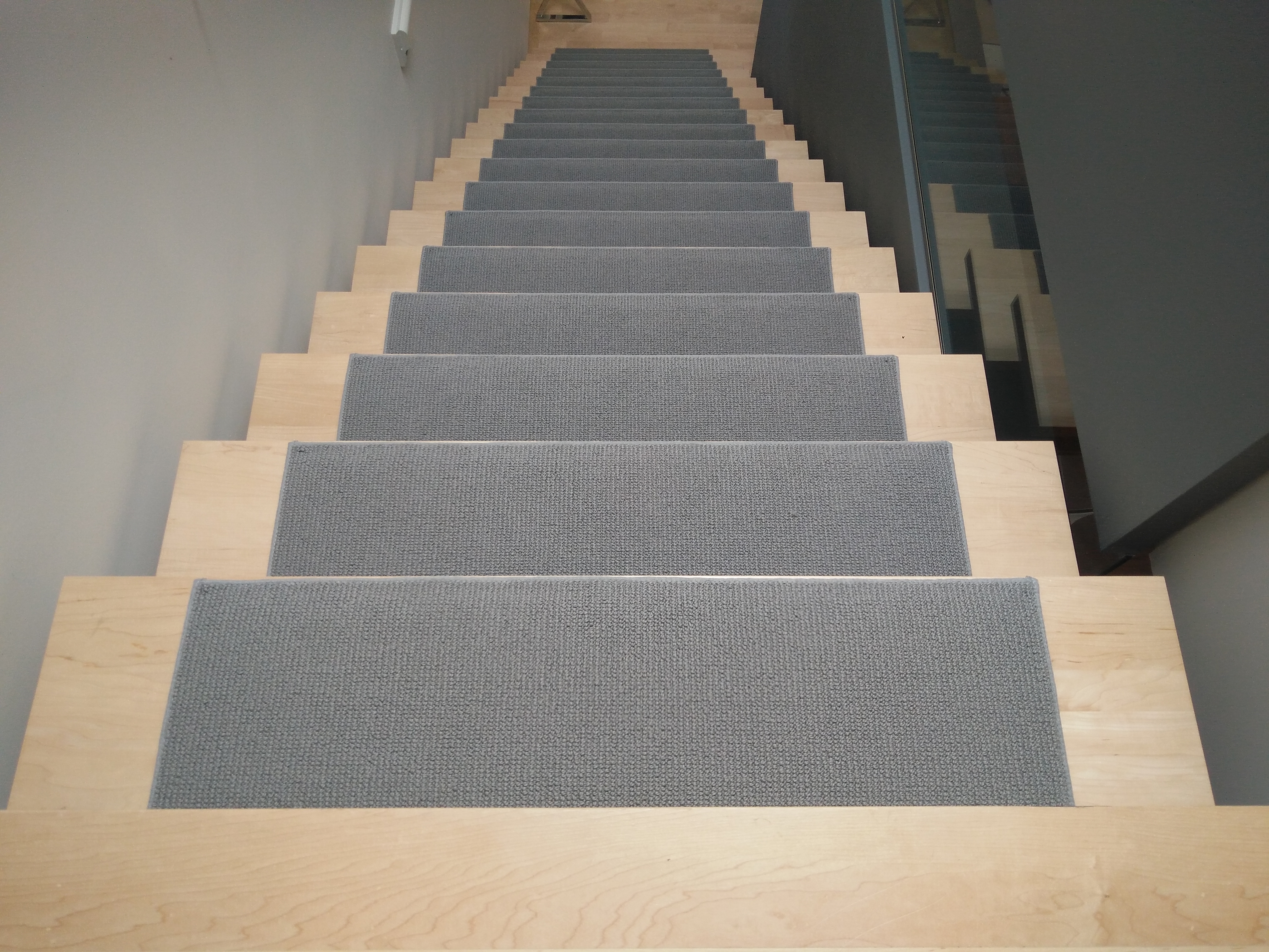 Stair runner installation in Ottawa