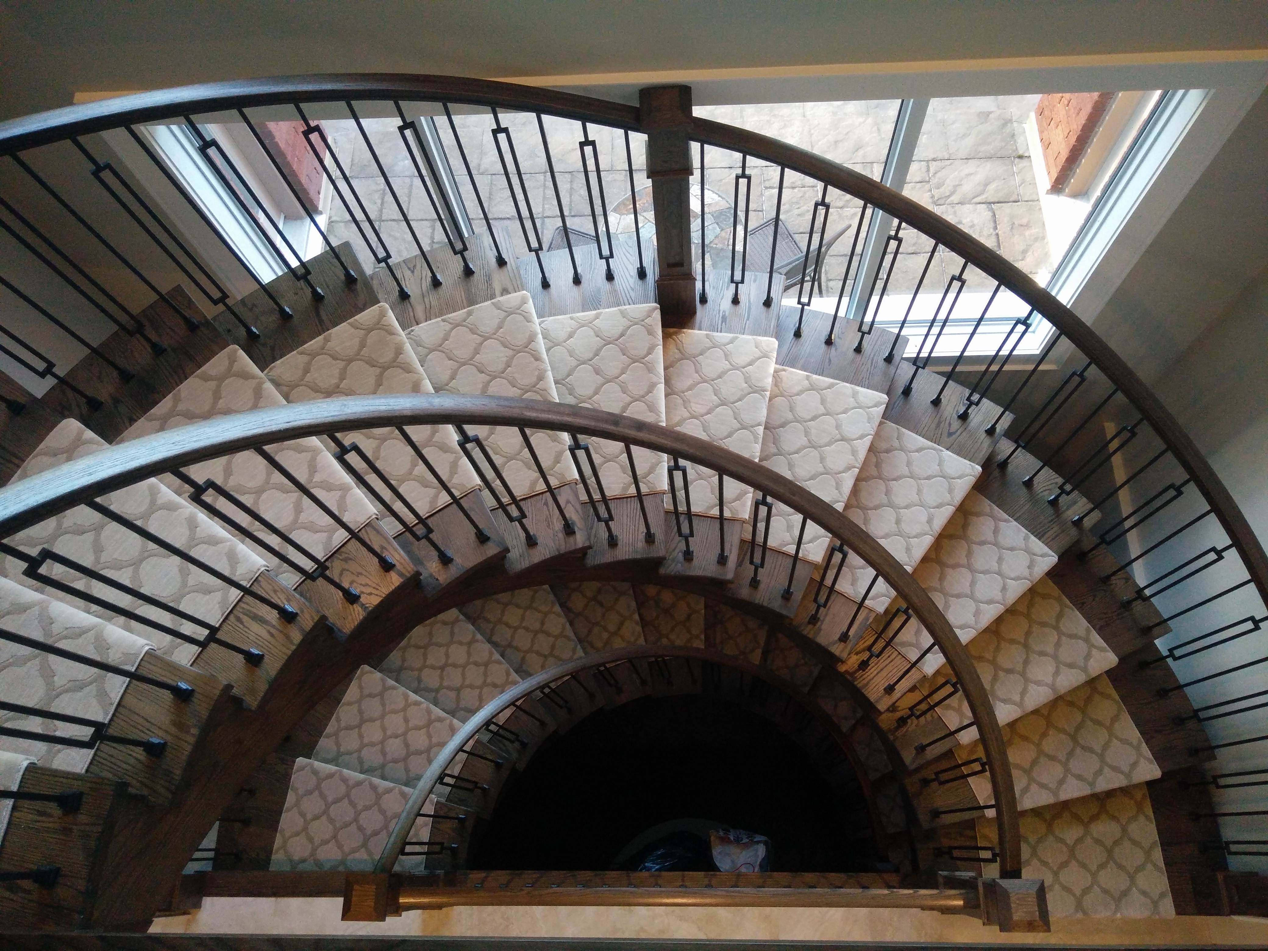 Stair runner installation in Ottawa