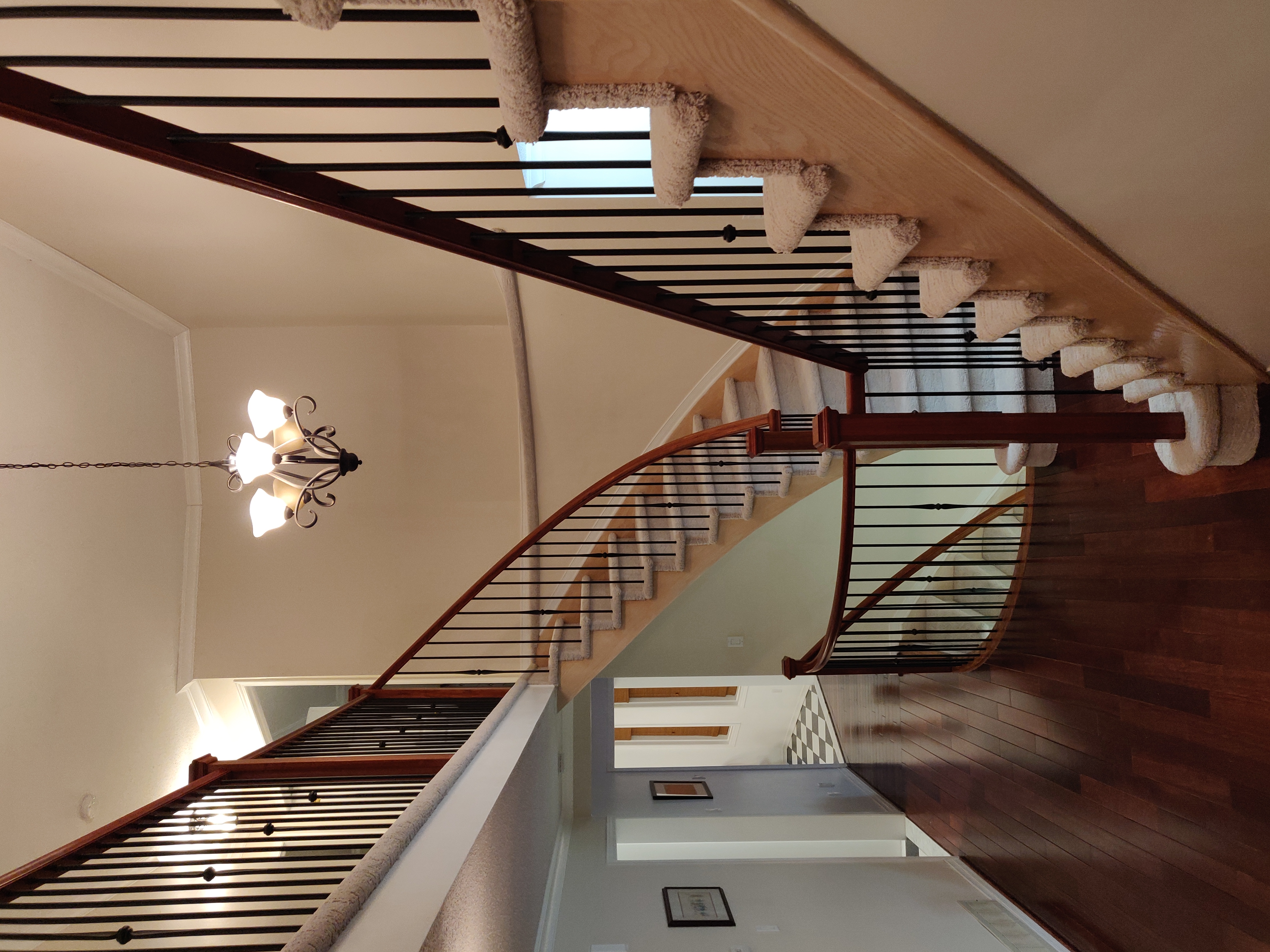 Stair flooring installation