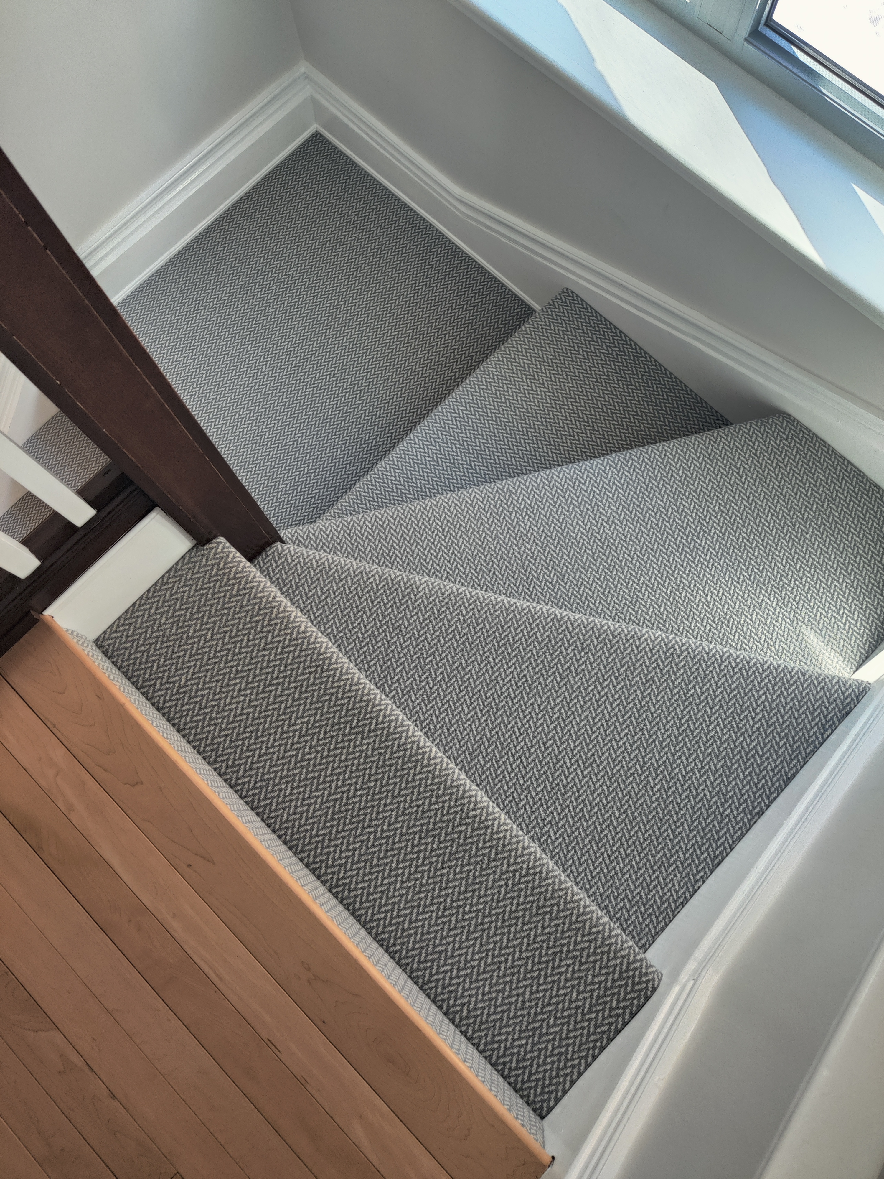 Stair runner close-up